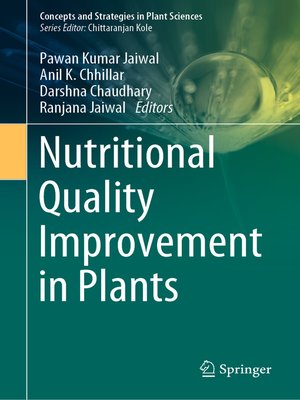 cover image of Nutritional Quality Improvement in Plants